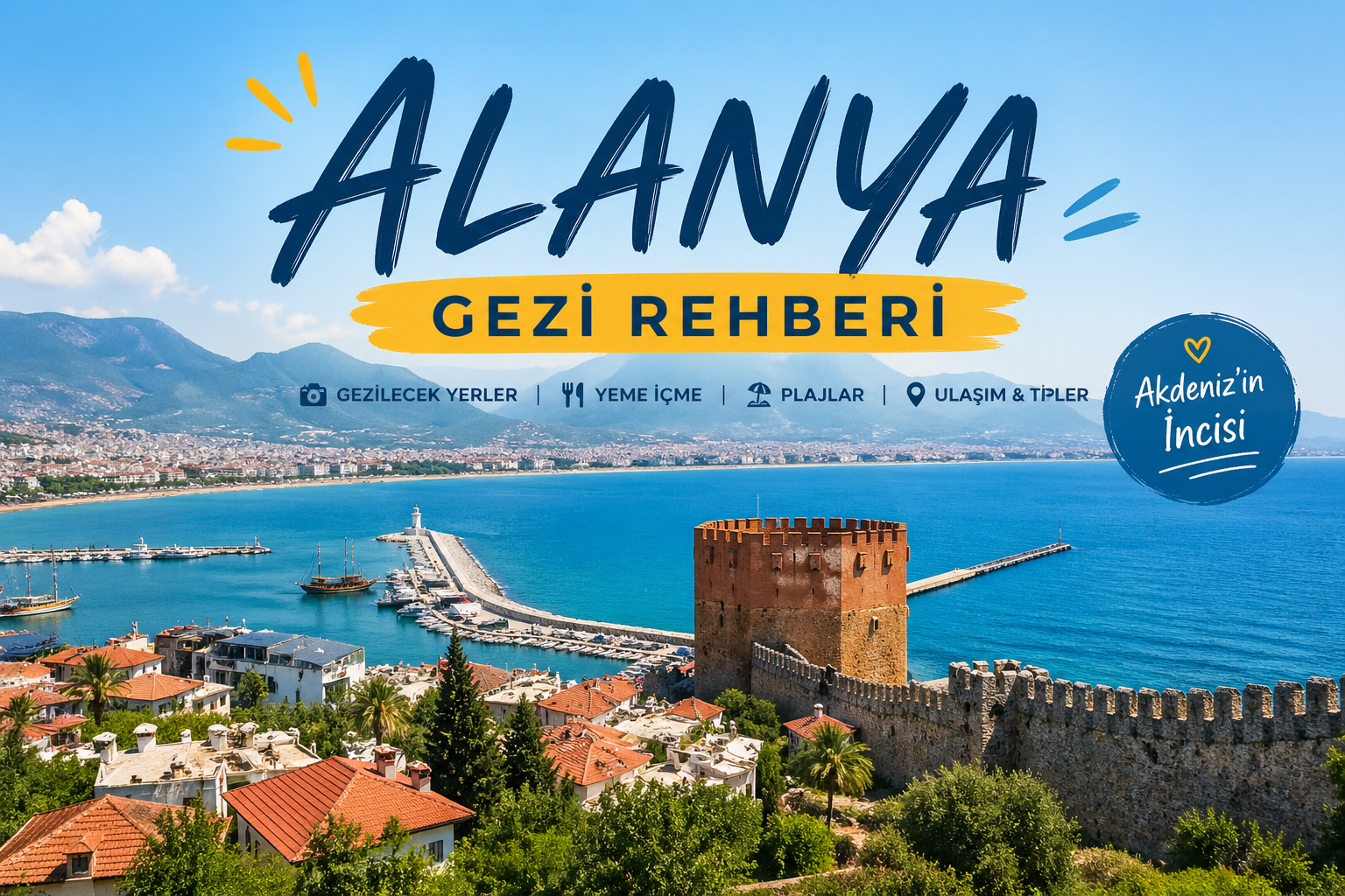 Alanya Gezi Rehberi 2026 — Bilmeniz Gereken Her Şey